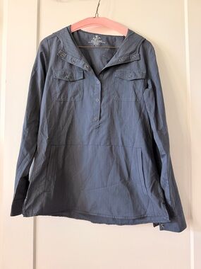 Kuhl Slate Grey Hooded Tunic Shirt